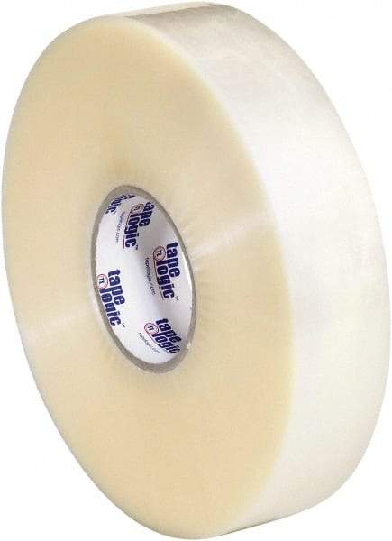 Tape Logic - 2" x 1,000 Yd Clear Hot Melt Adhesive Packaging Tape - Polypropylene Film Backing, 1.6 mil Thick, 26 Lb Tensile Strength - Apex Tool & Supply