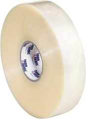 Tape Logic - 2" x 1,000 Yd Clear Hot Melt Adhesive Packaging Tape - Polypropylene Film Backing, 1.6 mil Thick, 26 Lb Tensile Strength - Apex Tool & Supply