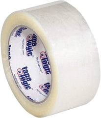 Tape Logic - 2" x 110 Yd Clear Hot Melt Adhesive Packaging Tape - Polypropylene Film Backing, 1.6 mil Thick, 26 Lb Tensile Strength - Apex Tool & Supply