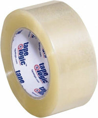 Tape Logic - 2" x 110 Yd Clear Acrylic Adhesive Packaging Tape - Polypropylene Film Backing, 2.6 mil Thick, 24.7 Lb Tensile Strength - Apex Tool & Supply