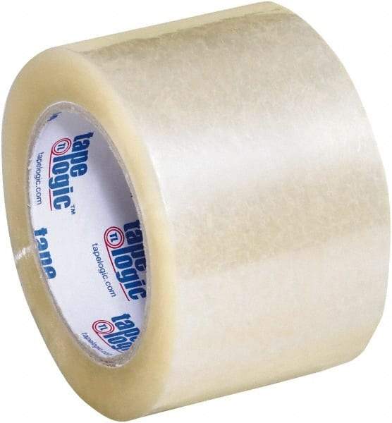 Tape Logic - 3" x 110 Yd Clear Acrylic Adhesive Packaging Tape - Polypropylene Film Backing, 2 mil Thick, 20 Lb Tensile Strength - Apex Tool & Supply