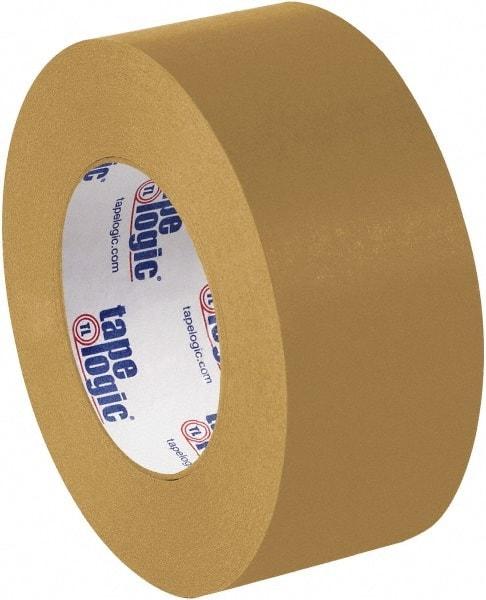 Tape Logic - 2" x 60 Yd Brown Rubber Adhesive Packaging Tape - Paper Backing, 7 mil Thick - Apex Tool & Supply