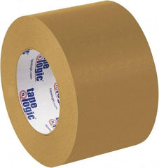 Tape Logic - 3" x 60 Yd Brown Rubber Adhesive Packaging Tape - Paper Backing, 7 mil Thick - Apex Tool & Supply