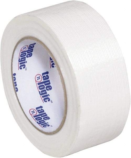 Tape Logic - 2" x 60 Yd Clear Hot Melt Adhesive Strapping Tape - Polypropylene Film Backing, 3.9 mil Thick, 100 Lb Tensile Strength - Apex Tool & Supply