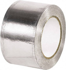 Made in USA - 3" x 60 Yds Silver Foil Tape - 5 mil, Acrylic Adhesive, Aluminum Foil Backing - Apex Tool & Supply