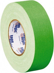 Tape Logic - 2" x 50 Yds Fluorescent Green Gaffers Tape - 11 mil, Rubber Adhesive - Apex Tool & Supply