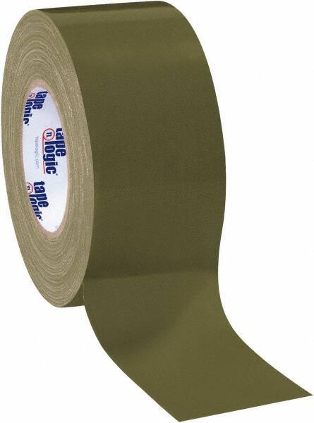 Tape Logic - 3" x 60 Yds Olive Green Duct Tape - 10 mil, Rubber Adhesive - Apex Tool & Supply