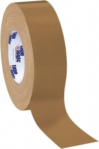 Tape Logic - 2" x 60 Yds Brown Duct Tape - 10 mil, Rubber Adhesive - Apex Tool & Supply