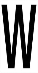 Tape Logic - 3-1/2" Long, Black/White Vinyl Letters - For Multi-Use - Apex Tool & Supply