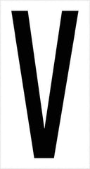 Tape Logic - 3-1/2" Long, Black/White Vinyl Letters - For Multi-Use - Apex Tool & Supply