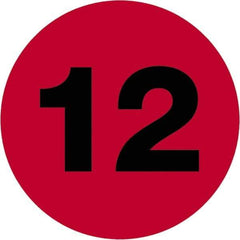 Tape Logic - 1" Long, Fluorescent Red Paper Inventory Labels - For Multi-Use - Apex Tool & Supply