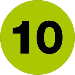 Tape Logic - 1" Long, Fluorescent Green Paper Inventory Labels - For Multi-Use - Apex Tool & Supply