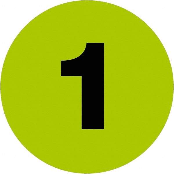 Tape Logic - 3" Long, Fluorescent Green Paper Inventory Labels - For Multi-Use - Apex Tool & Supply