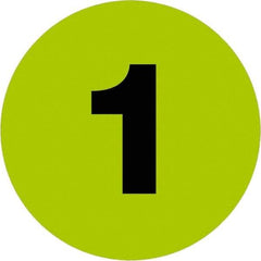 Tape Logic - 3" Long, Fluorescent Green Paper Inventory Labels - For Multi-Use - Apex Tool & Supply