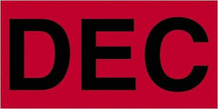 Tape Logic - 6" Long, Fluorescent Red Paper Inventory Labels - For Multi-Use - Apex Tool & Supply