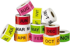 Tape Logic - 3" Long, Assorted Paper Inventory Labels - For Multi-Use - Apex Tool & Supply