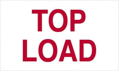Tape Logic - 5" Long, Red/White Paper Shipping Label - For Multi-Use - Apex Tool & Supply