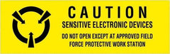 Tape Logic - 2" Long, Black & Yellow Paper Shipping Label - For Multi-Use - Apex Tool & Supply