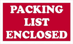 Tape Logic - 5" Long, Red/White Paper Shipping Label - For Multi-Use - Apex Tool & Supply