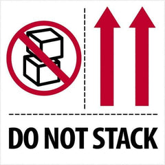 Tape Logic - 4" Long, Red, Black on White Paper Shipping Label - For Multi-Use - Apex Tool & Supply
