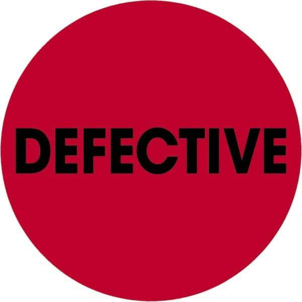 Tape Logic - 2" Long, Fluorescent Red Paper Inventory Labels - For Multi-Use - Apex Tool & Supply