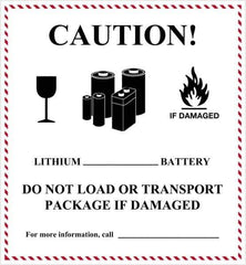 Tape Logic - 4-5/8" Long, Red, Black on White Paper D.O.T. Labels - For Multi-Use - Apex Tool & Supply