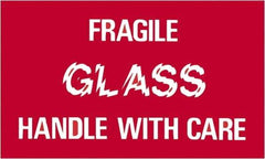 Tape Logic - 5" Long, Red/White Paper Shipping Label - For Multi-Use - Apex Tool & Supply