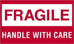 Tape Logic - 5" Long, Red/White Paper Shipping Label - For Multi-Use - Apex Tool & Supply
