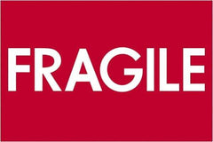 Tape Logic - 3" Long, Red/White Paper Shipping Label - For Multi-Use - Apex Tool & Supply