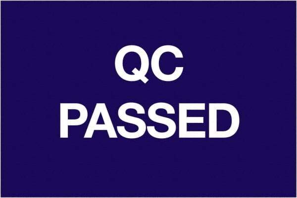Tape Logic - 3" Long, Blue/White Paper Inventory Labels - For Multi-Use - Apex Tool & Supply