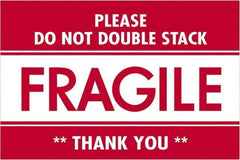 Tape Logic - 3" Long, Red/White Paper Shipping Label - For Multi-Use - Apex Tool & Supply