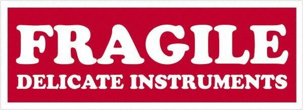 Tape Logic - 4" Long, Red/White Paper Shipping Label - For Multi-Use - Apex Tool & Supply