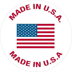 Tape Logic - 1" Long, White, Blue, & Red Paper Shipping Label - For Multi-Use - Apex Tool & Supply