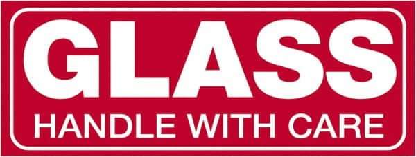 Tape Logic - 4" Long, Red/White Paper Shipping Label - For Multi-Use - Apex Tool & Supply