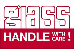 Tape Logic - 3" Long, Red/White Paper Shipping Label - For Multi-Use - Apex Tool & Supply