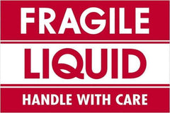 Tape Logic - 3" Long, Red/White Paper Shipping Label - For Multi-Use - Apex Tool & Supply