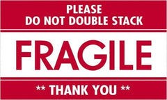 Tape Logic - 5" Long, Red/White Paper Shipping Label - For Multi-Use - Apex Tool & Supply