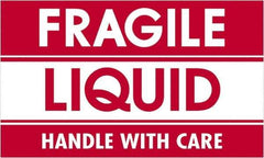 Tape Logic - 5" Long, Red/White Paper Shipping Label - For Multi-Use - Apex Tool & Supply