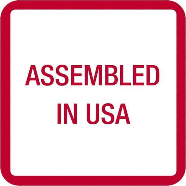 Tape Logic - 1" Long, White, Blue, & Red Paper Shipping Label - For Multi-Use - Apex Tool & Supply