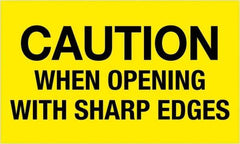 Tape Logic - 5" Long, Fluorescent Yellow Paper Shipping Label - For Multi-Use - Apex Tool & Supply