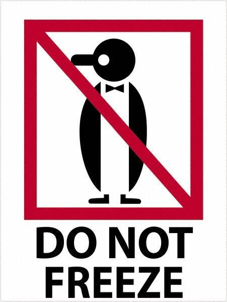 Tape Logic - 4" Long, Red, Black on White Paper Shipping Label - For Multi-Use - Apex Tool & Supply