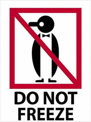 Tape Logic - 4" Long, Red, Black on White Paper Shipping Label - For Multi-Use - Apex Tool & Supply