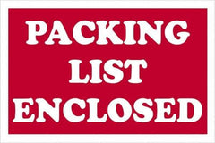 Tape Logic - 3" Long, Red/White Paper Shipping Label - For Multi-Use - Apex Tool & Supply