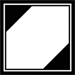 Tape Logic - 4-1/4" Long, Black/White Paper D.O.T. Labels - For Multi-Use - Apex Tool & Supply