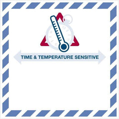 Tape Logic - 4-1/4" Long, White, Blue, & Red Paper D.O.T. Labels - For Multi-Use - Apex Tool & Supply