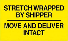 Tape Logic - 5" Long, Black & Yellow Paper Shipping Label - For Multi-Use - Apex Tool & Supply