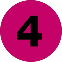Tape Logic - 3" Long, Fluorescent Pink Paper Inventory Labels - For Multi-Use - Apex Tool & Supply