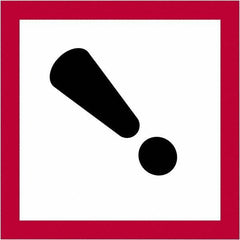 Tape Logic - 2" Long, Red, Black on White Paper D.O.T. Labels - For Multi-Use - Apex Tool & Supply