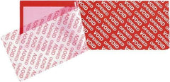 Tape Logic - 5-3/4" Long, Red Security Tape - For Multi-Use - Apex Tool & Supply