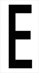 Tape Logic - 3-1/2" Long, Black/White Vinyl Letters - For Multi-Use - Apex Tool & Supply
